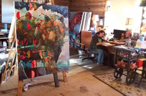 Ringholz in her studio.