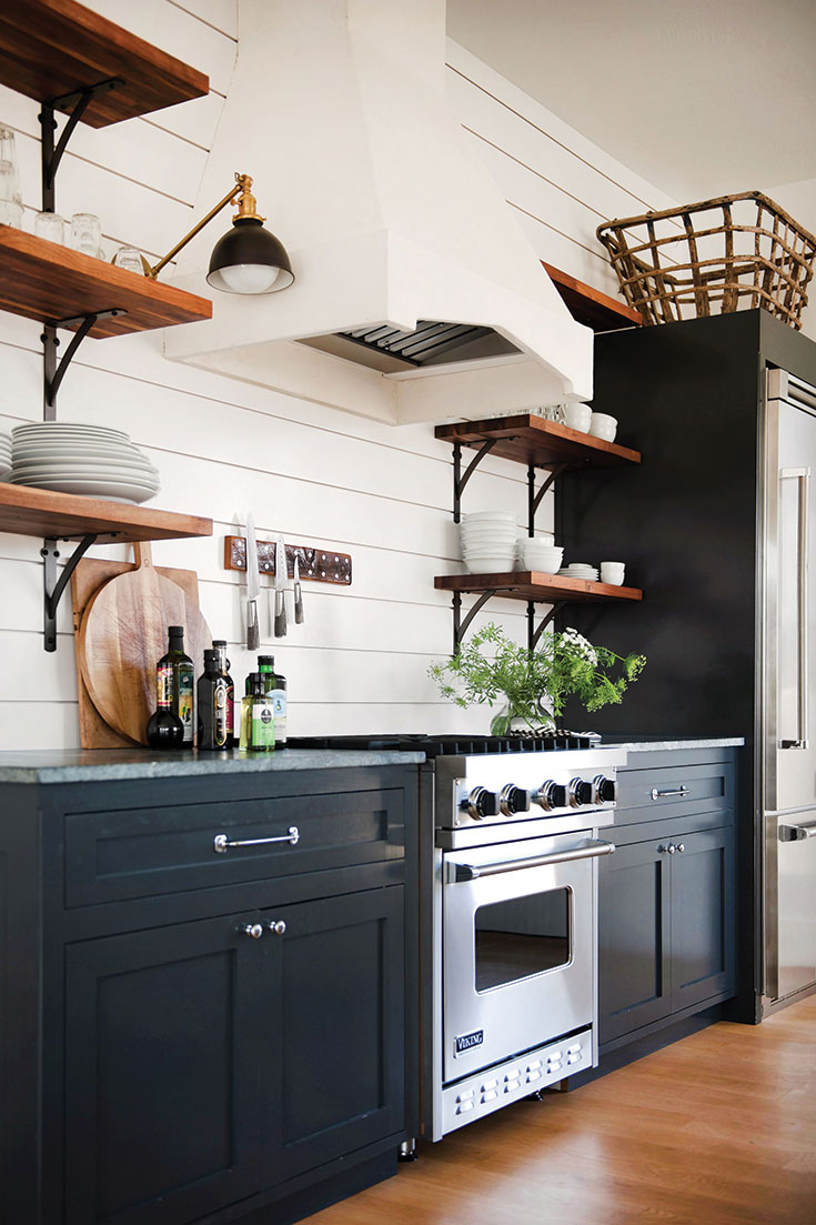 JUNIPER INTERIORS: The kitchen of this Teton Ski House illustrates the use of intentional and thoughtful design combined with quality craftsmanship.