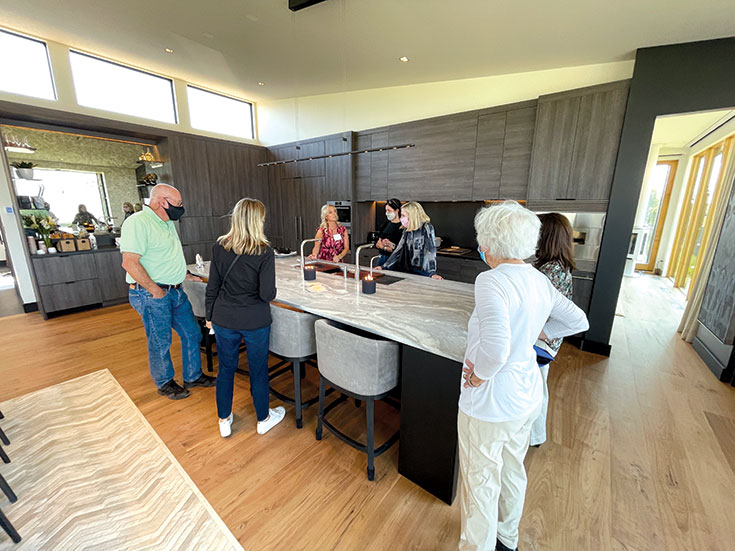 During the Showcase of Homes, Patricia Kennedy is on hand to offer the brilliant details of how Interiors for WellnessTM accentuates the home environment.