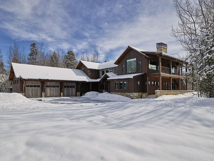 Involved from the start, WCDG helped define the exterior of chief cliff stone and reclaimed siding, materials seamlessly carried through inside.